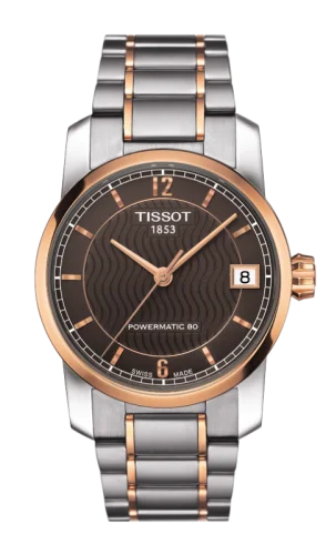 Powermatic 80 Lady Titanium / PVD Gold / Brown