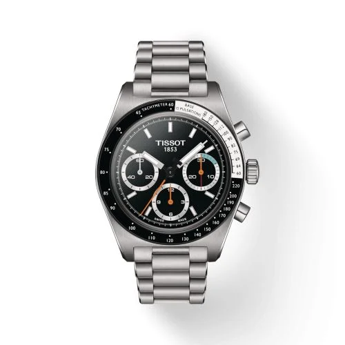 PR516 Chronograph Mechanical Stainless Steel / Black / Bracelet
