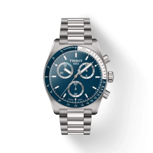 PR516 Chronograph Quartz Stainless Steel / Blue / Bracelet