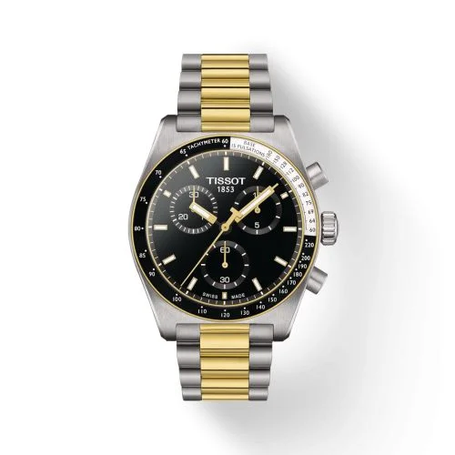 PR516 Chronograph Quartz Stainless Steel - Yellow Gold / Black / Bracelet