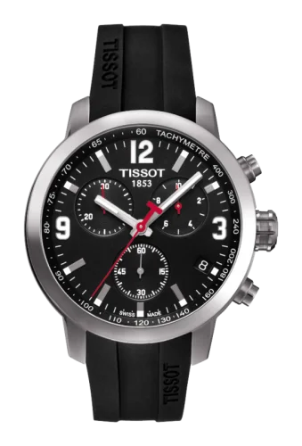 PRC 200 Quartz Chronograph Stainless Steel / Black / Rubber