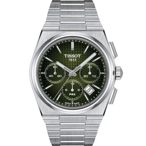 PRX Chronograph Stainless Steel / Green