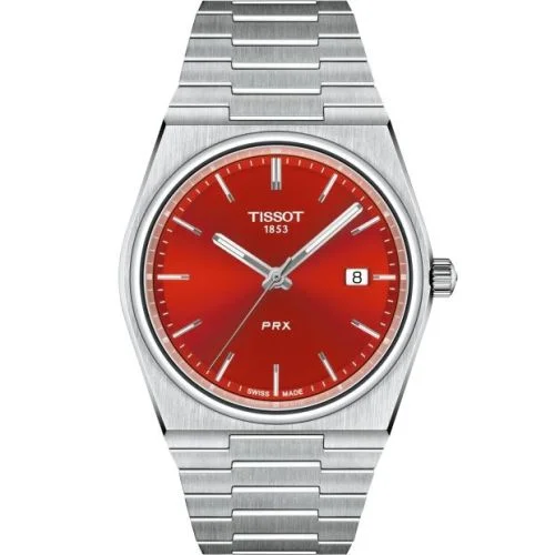 PRX Quartz Stainless Steel / Red