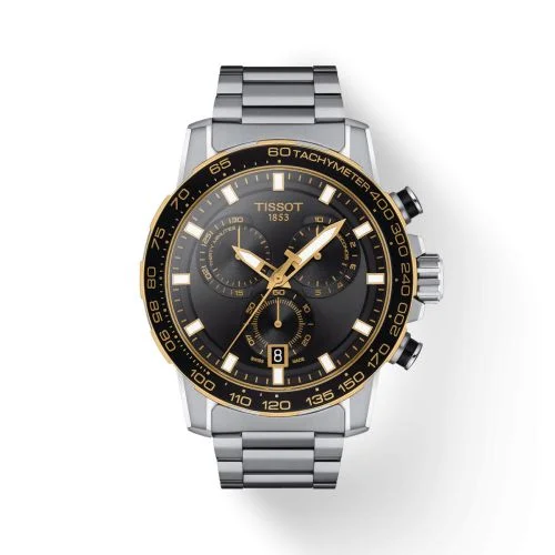 Supersport Chrono Stainless Steel - Yellow Gold / Black / Bracelet