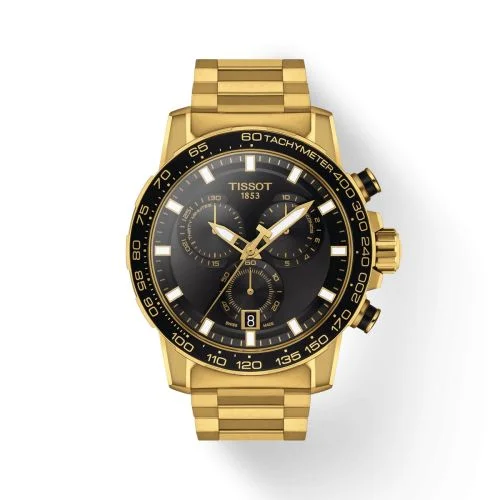 Supersport Chrono Yellow Gold / Black / Bracelet