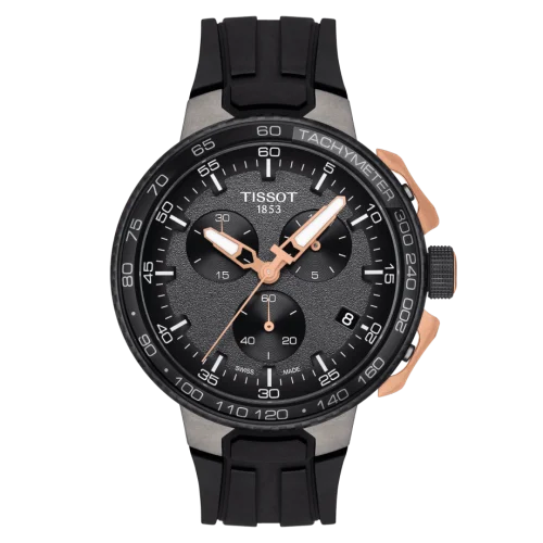 T-Race Cycling Chronograph Stainless Steel / Rose Gold