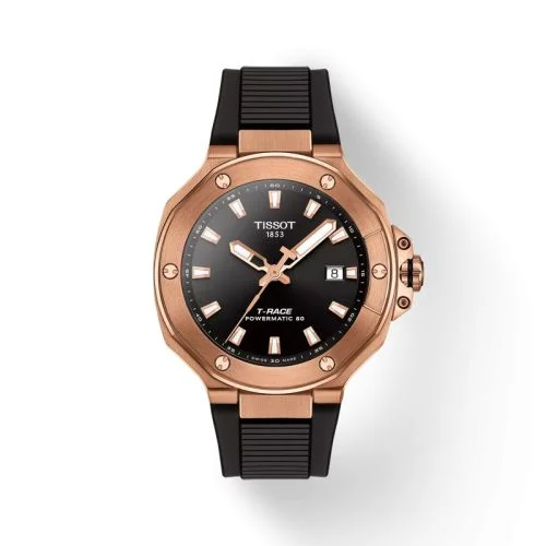 T-Race Powermatic 80 Rose Gold / Black / Rubber