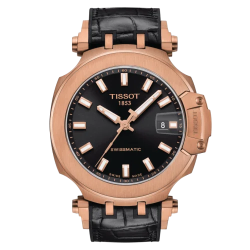 T-Race Swissmatic 45 Rose Gold PVD / Black