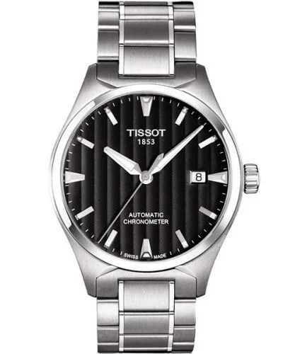 T-Tempo Automatic Stainless Steel / Black / Bracelet
