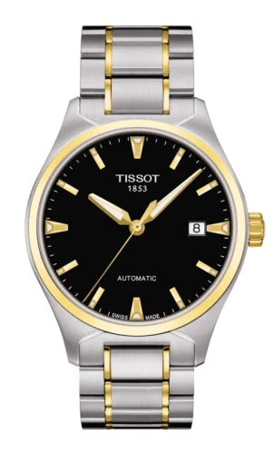 T-Tempo Automatic Stainless Steel / Yellow Gold PVD / Ivory / Bracelet