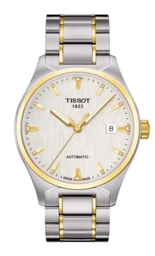 T-Tempo Automatic Stainless Steel / Yellow Gold PVD / Ivory / Bracelet