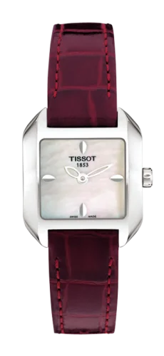 T-Wave Square Quartz 23.6 Stainless Steel / MOP / Strap