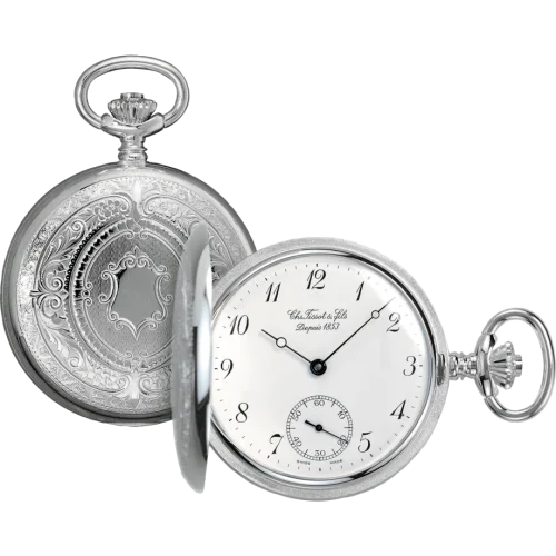 Tissot Savonnette Mechanical Silver / White