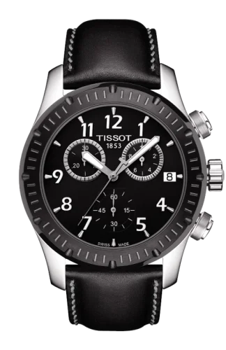 V8 Quartz Chronograph PVD Bezel Leather
