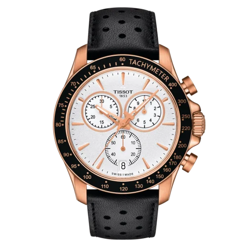 V8 Quartz Chronograph Rose Gold / Silver