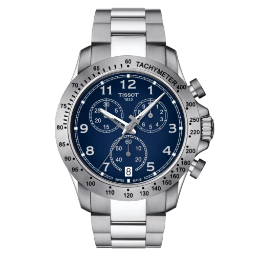 V8 Quartz Chronograph Stainless Steel / Blue / Bracelet