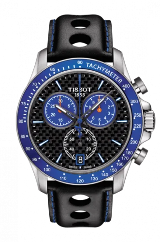 V8 Quartz Chronograph Stainless Steel / Carbon / Strap / Alpine