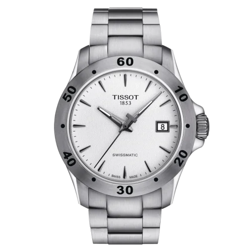 V8 Swissmatic 42.5 Stainless Steel / Silver / Bracelet