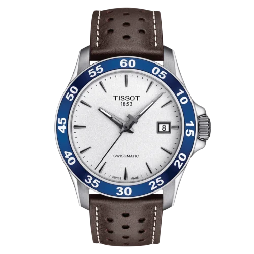 V8 Swissmatic 42.5 Stainless Steel / Silver / Strap
