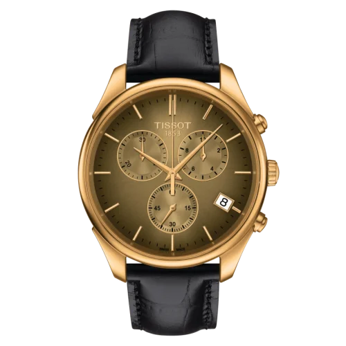 Vintage Chronograph 18k Gold / Brown