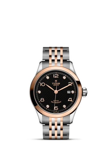 1926 28 Stainless Steel / Rose Gold / Black - Diamond