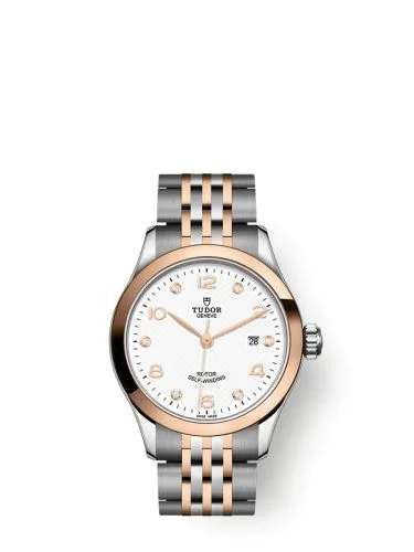 1926 28 Stainless Steel / Rose Gold / White - Diamond