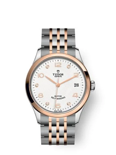 1926 36 Stainless Steel / Rose Gold / White - Diamond