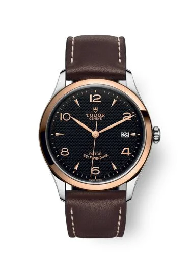 1926 39 Stainless Steel / Rose Gold / Black / Strap