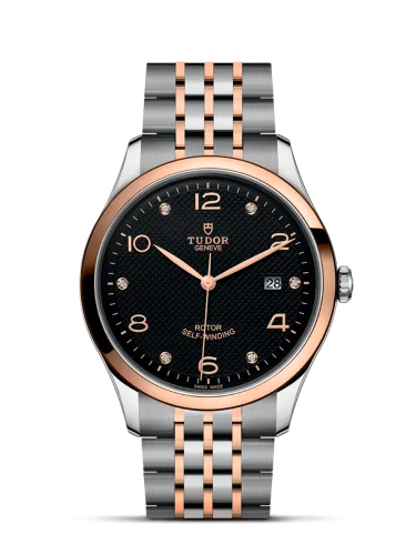 1926 41 Stainless Steel / Rose Gold / Black - Diamond