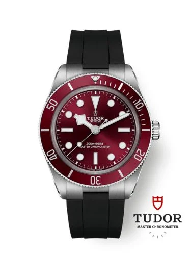 Black Bay Fifty-Eight Stainless Steel / Burgundy / Rubber