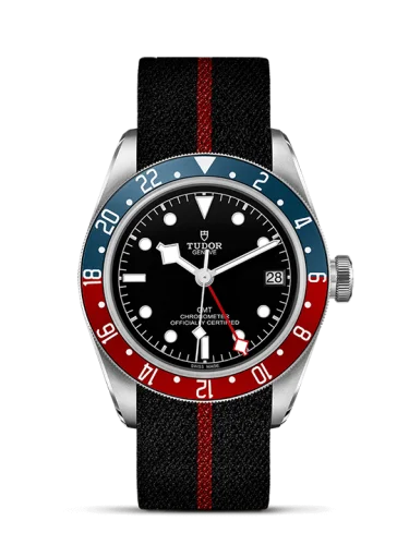 Black Bay GMT Stainless Steel / Black / Pepsi / Fabric
