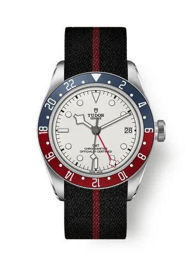Black Bay GMT Stainless Steel / White / Fabric
