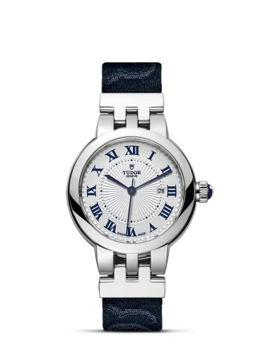 Clair de Rose 30 Stainless Steel / Silver-Roman/ Fabric