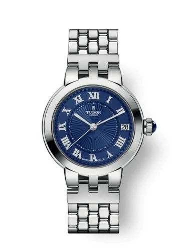 Clair de Rose 34 Stainless Steel / Blue / Bracelet