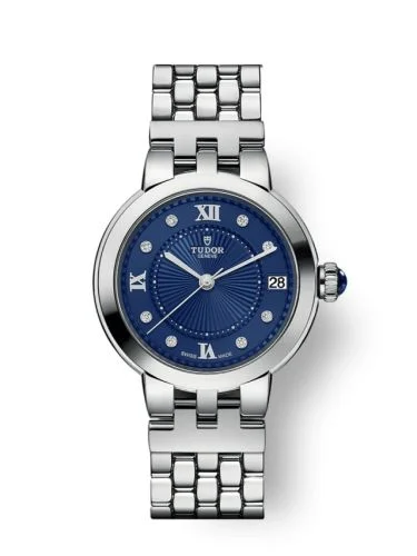 Clair de Rose 34 Stainless Steel / Blue-Diamond / Bracelet