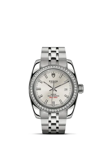Classic 28 Stainless Steel / Diamond / Silver / Bracelet