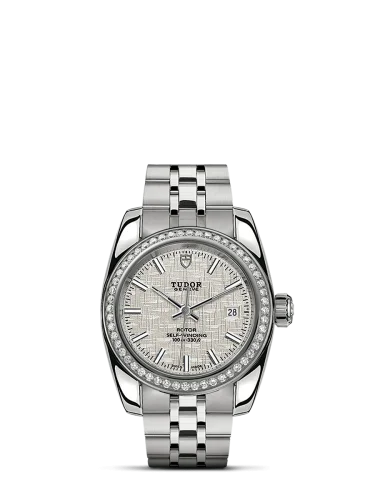 Classic 28 Stainless Steel / Diamond / Silver / Bracelet