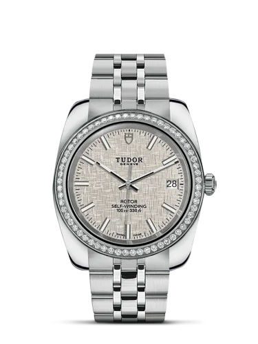 Classic 38 Stainless Steel / Diamond / Silver / Bracelet