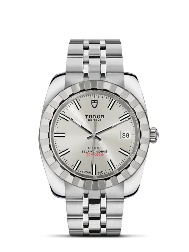 Classic 38 Stainless Steel / Fluted / Silver / Bracelet