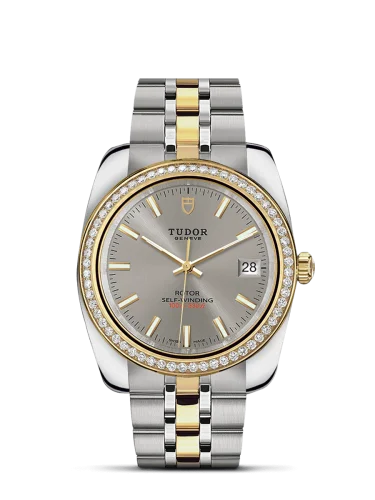 Classic 38 Stainless Steel / Yellow Gold / Diamond / Silver / Bracelet