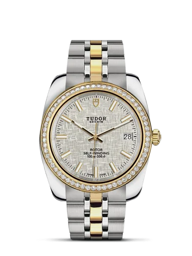 Classic 38 Stainless Steel / Yellow Gold / Diamond / Silver / Bracelet