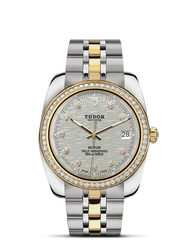Classic 38 Stainless Steel / Yellow Gold / Diamond / Silver-Diamond / Bracelet