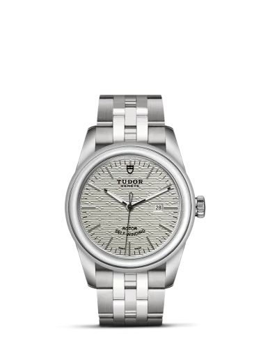 Glamour Date 31 Stainless Steel / Jacquard Silver / Bracelet