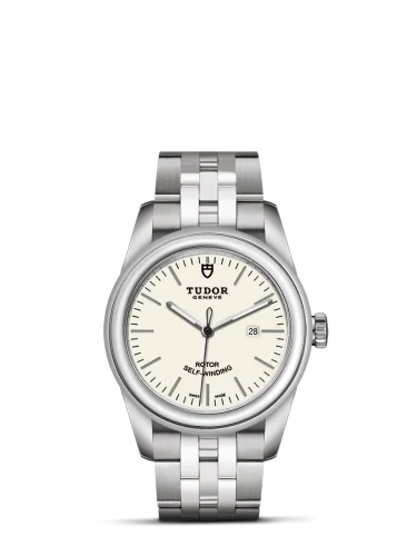 Glamour Date 31 Stainless Steel / Opaline / Bracelet