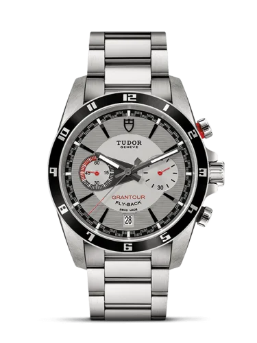 Grantour Flyback Stainless Steel / Silver / Strap