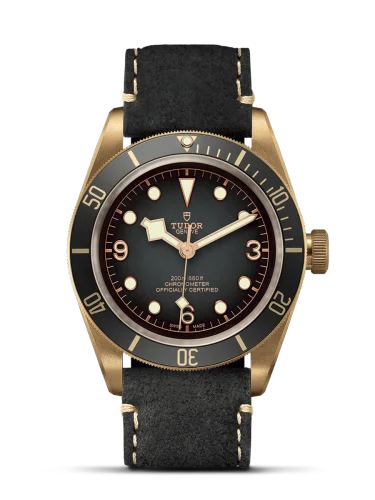 Heritage Black Bay Bronze / Slate / Leather