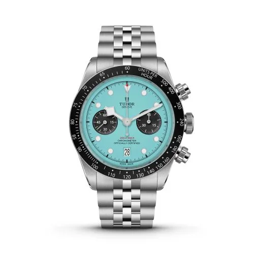 Heritage Black Bay Chronograph Flamingo Blue
