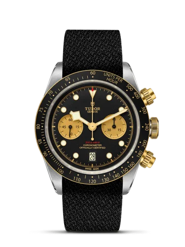 Heritage Black Bay Chronograph S&G / Black / Textile