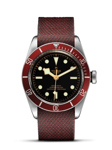 Heritage Black Bay Red Manufacture / Burgundy Fabric