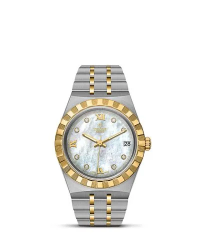 Royal Date 34 Stainless Steel / Yellow Gold / MOP